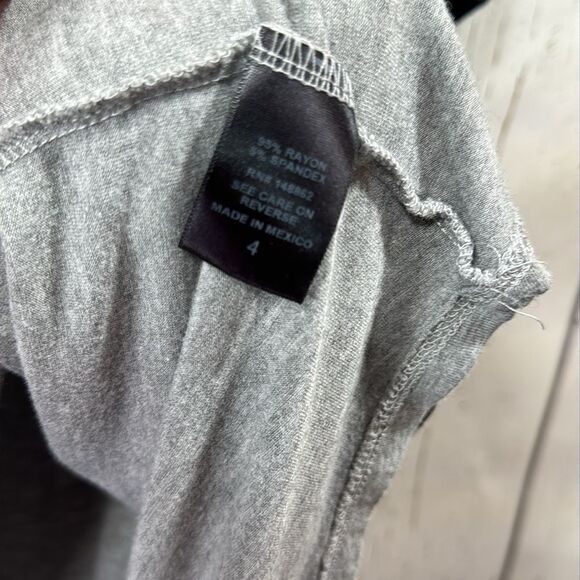 Torrid Crisscross Straps Short Sleeve Shirttail Hem V Neck Varsity Stripes Tee - Picture 9 of 11